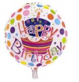 HAPPY BIRTHDAY 生日蛋糕鋁箔氣球